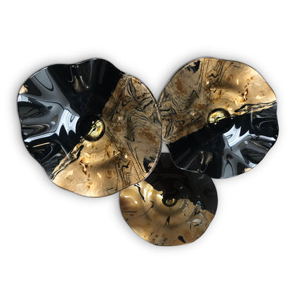 JGO PLATÓN ONDULADO NOCHE DORADA MITAD