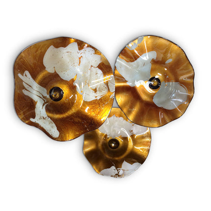 JGO PLATÓN ONDULADO OCRE AQUA