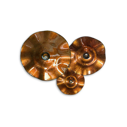 JGO PLATÓN ONDULADO OCRE LLUVIA SÓLIDO