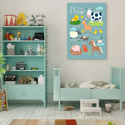 CUADRO FARM ANIMALS - 126 X 86 CM