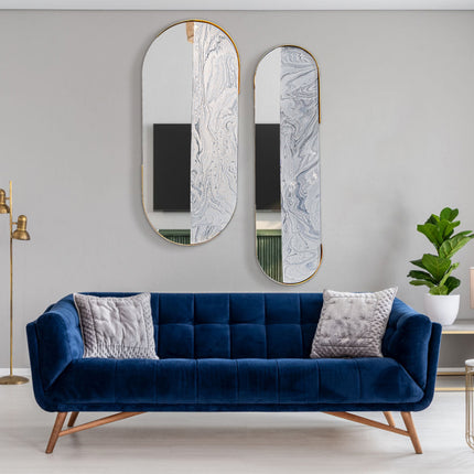 SET ESPEJOS OVAL 2 PZAS ARK OSTRA