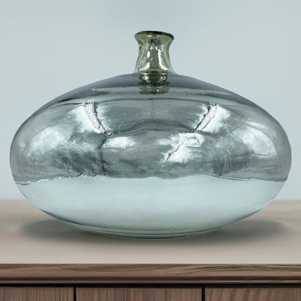 JARRÓN PIEDRA LUNAR JUMBO CROMO