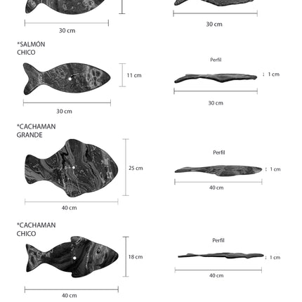 SET PECES CACHAMAN 11 PZ