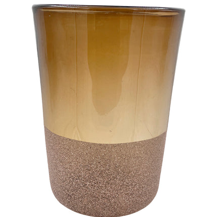 JARRÓN PEÑOL CHOCOLATE TRASLÚCIDO STONE