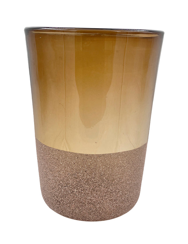 JARRÓN PEÑOL CHOCOLATE TRASLÚCIDO STONE