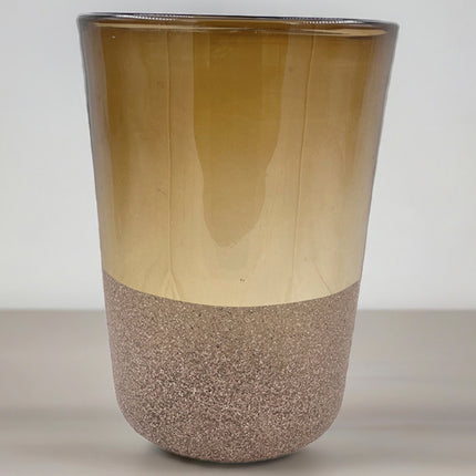 JARRÓN PEÑOL CHOCOLATE TRASLÚCIDO STONE