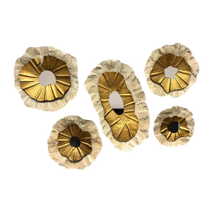 SET ESPEJOS PERLA LAMAN 5 PZAS