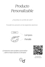 LÁMPARA TRIANGULAR JUMBO AMATISTA TRASLÚCIDO