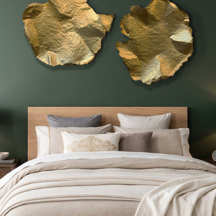 SET PÉTALOS DE ORO LAMAN 2 PZAS