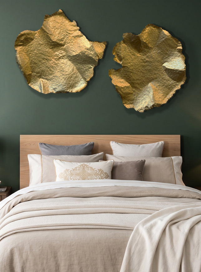 SET PÉTALOS DE ORO LAMAN 2 PZAS
