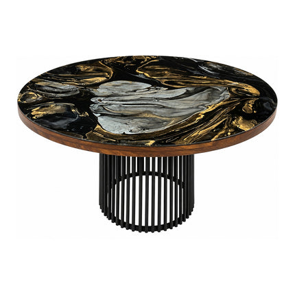 MESA COMEDOR PHOENIX REDONDO 140 CM C/CUBRECANTO SIN SILLAS
