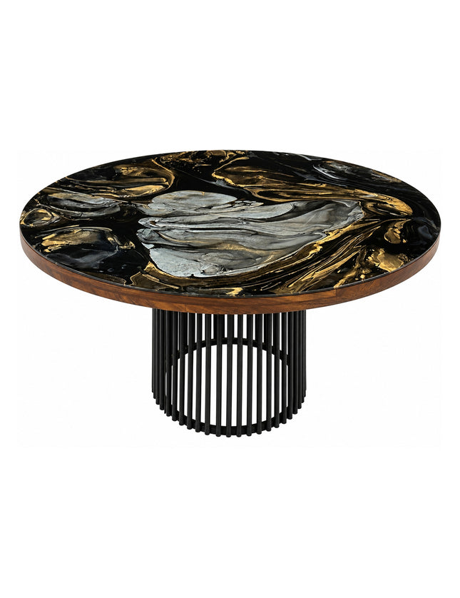 MESA COMEDOR PHOENIX REDONDO 140 CM C/CUBRECANTO SIN SILLAS