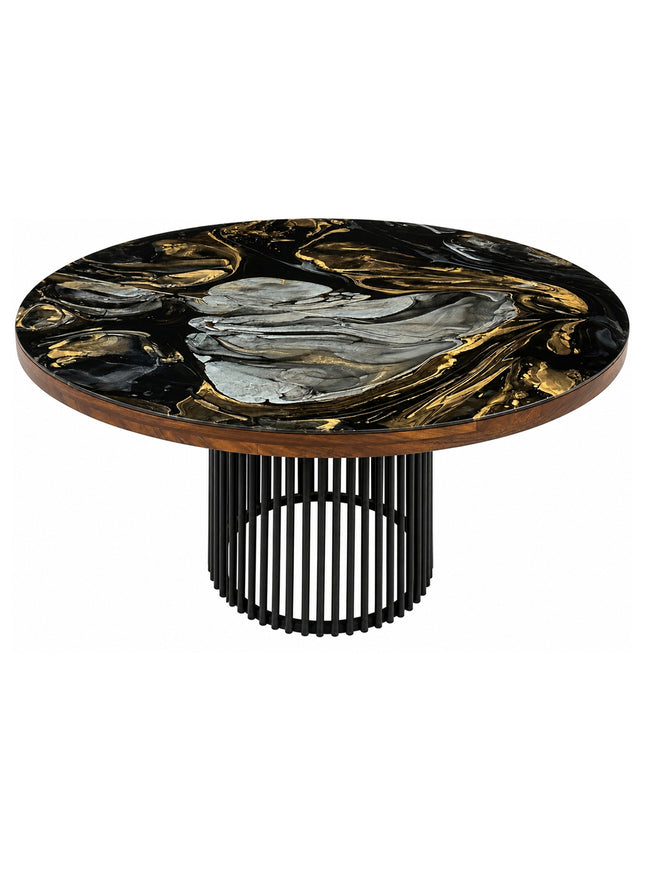 MESA COMEDOR PHOENIX REDONDO 140 CM C/CUBRECANTO SIN SILLAS