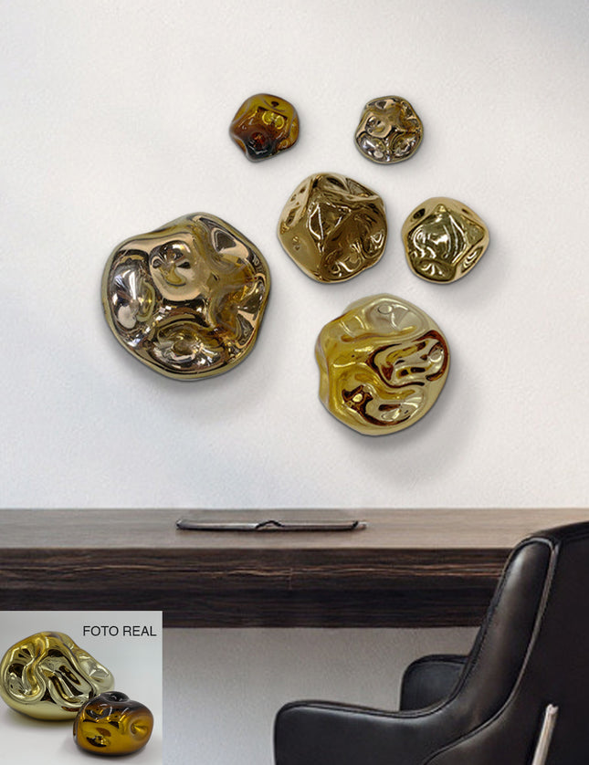 SET BOTONES PICASSO 6 PZAS