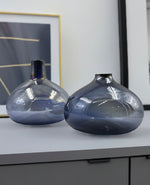 SET PIEDRA LUNAR 2 PZAS AZUL PETRÓLEO LUSTRE