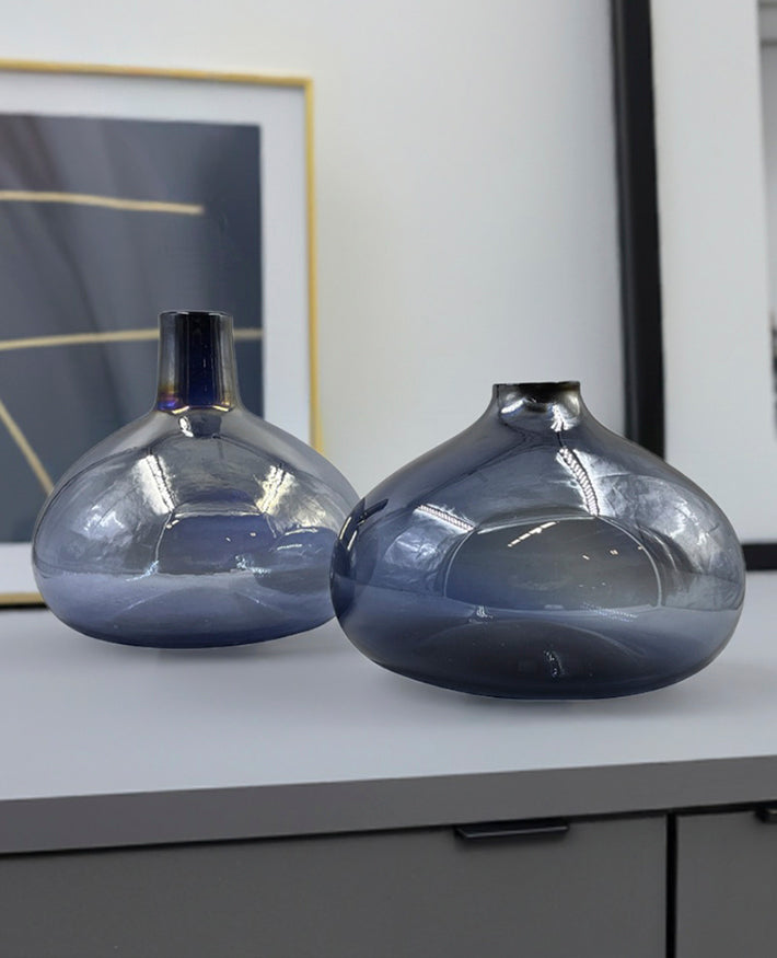 SET PIEDRA LUNAR 2 PZAS AZUL PETRÓLEO LUSTRE
