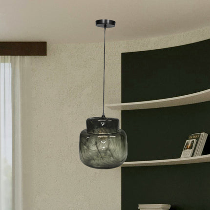 LÁMPARA PIVOTE NEGRO HUMO