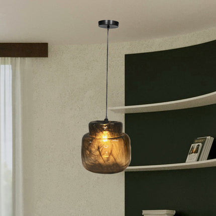 LÁMPARA PIVOTE NEGRO HUMO