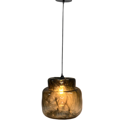 LÁMPARA PIVOTE NEGRO HUMO