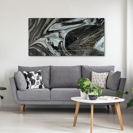 PLACA ARK NOCHE PLATEADA CON ORO