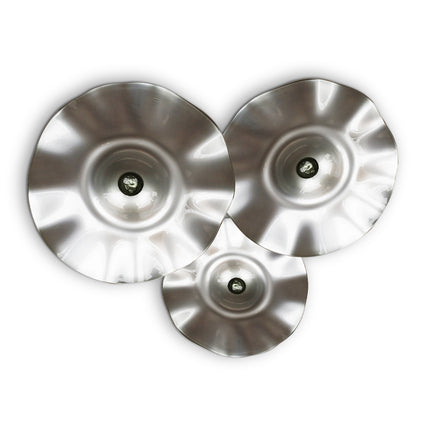 JGO PLATÓN ONDULADO PLATA SÓLIDO