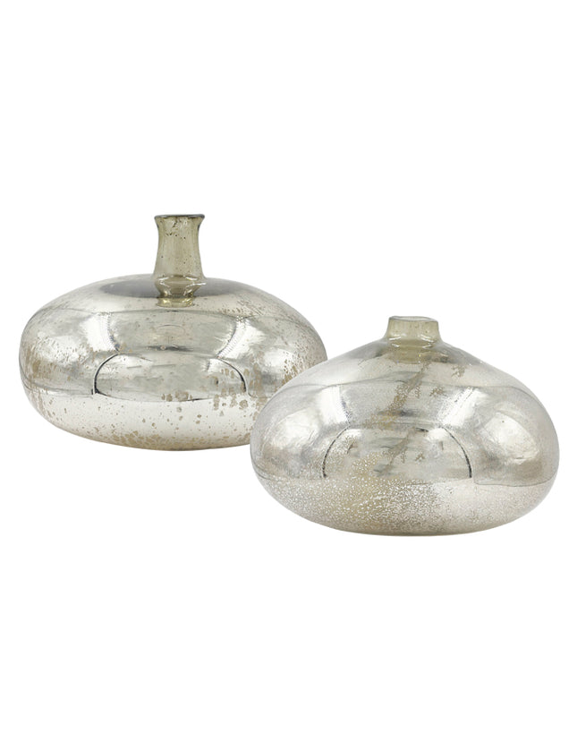 SET JARRONES PIEDRA LUNAR JUMBO 2 PZAS