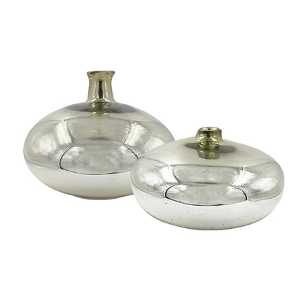 SET JARRONES PIEDRA LUNAR JUMBO 2 PZAS