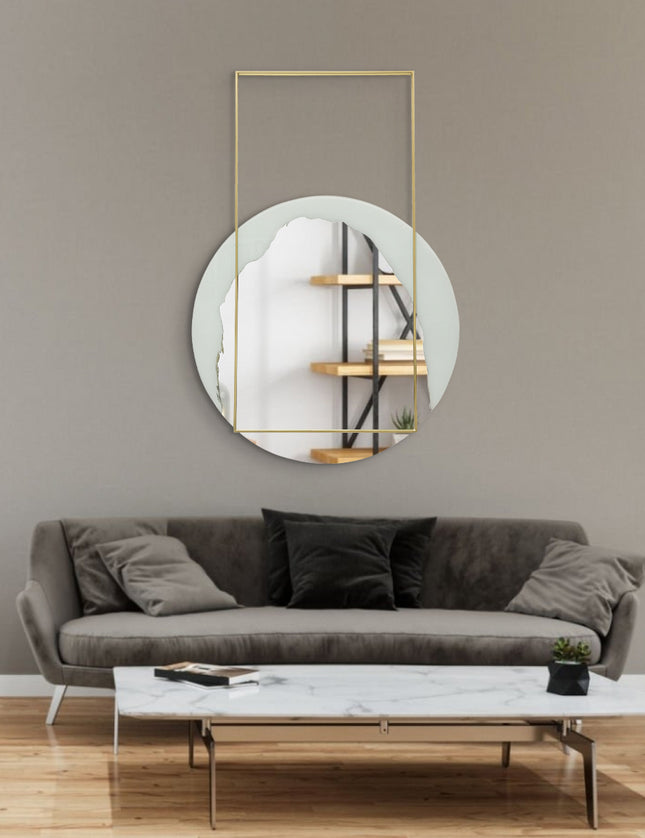 ESPEJO DIÁMETRO RAFAELO 1.20 M ESPEJO AL CENTRO