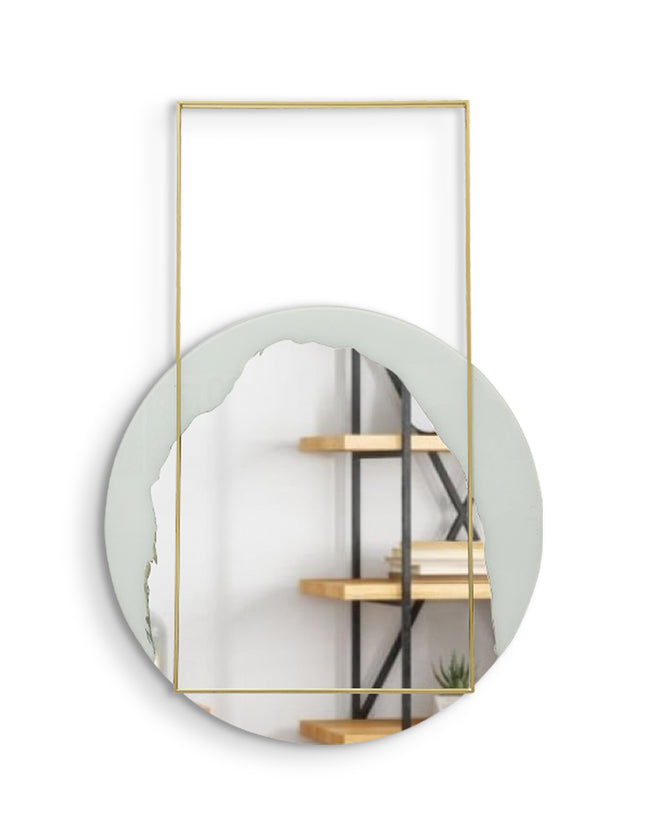 ESPEJO DIÁMETRO RAFAELO 1.20 M ESPEJO AL CENTRO