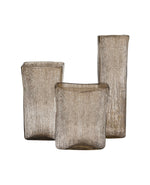SET JARRONES RECTANGULAR 3 PZAS