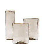 SET JARRONES RECTANGULAR 3 PZAS