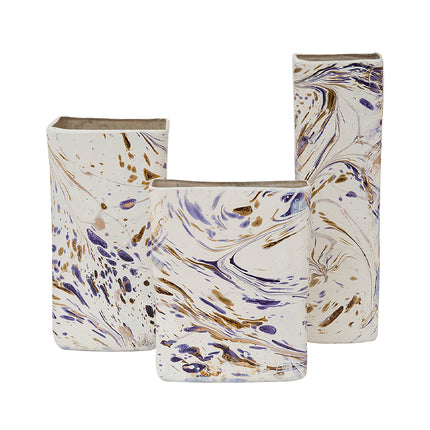 SET JARRONES RECTANGULAR 3 PZAS