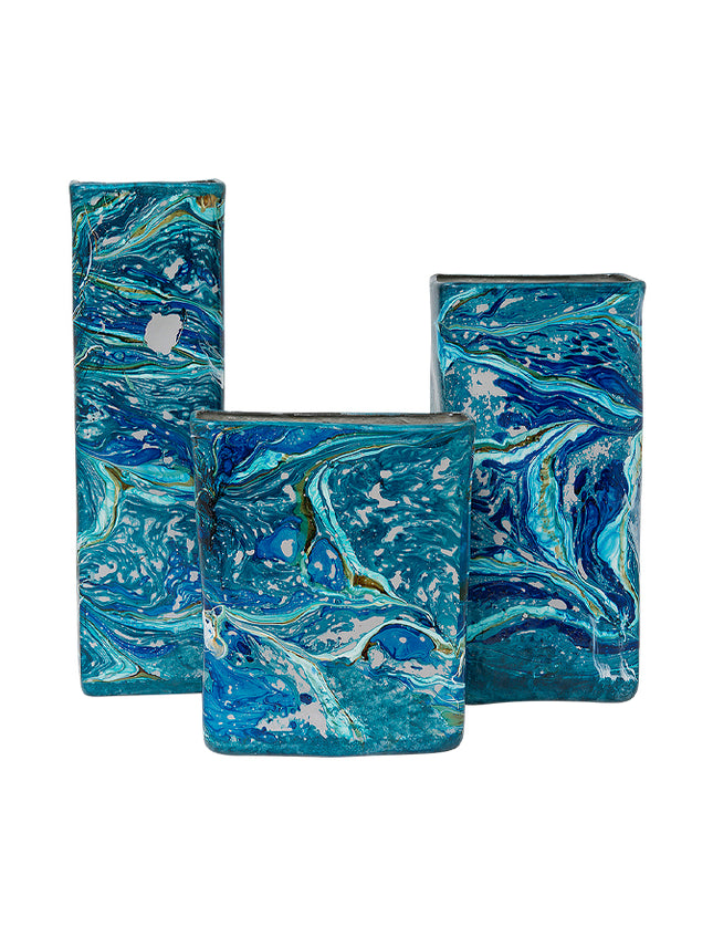 SET JARRONES RECTANGULAR 3 PZAS