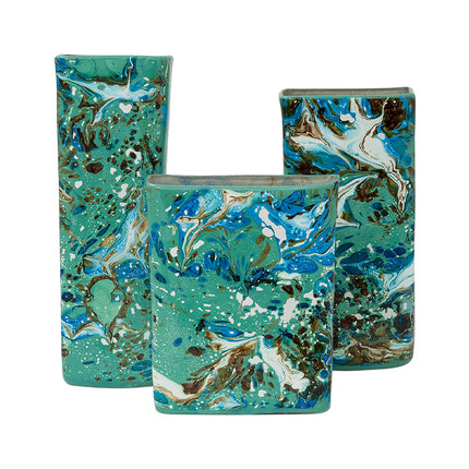 SET JARRONES RECTANGULAR 3 PZAS