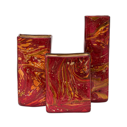 SET JARRONES RECTANGULAR 3 PZAS