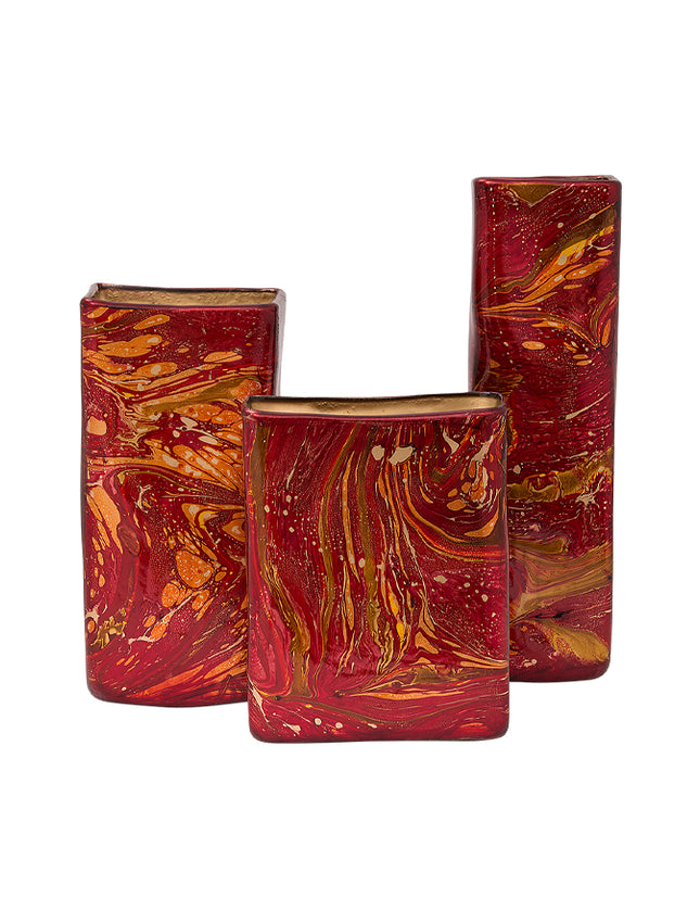 SET JARRONES RECTANGULAR 3 PZAS