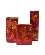 SET JARRONES RECTANGULAR 3 PZAS