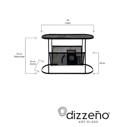 CREDENZA DE METAL "REVISTERO"