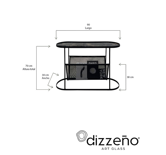 CREDENZA DE METAL "REVISTERO"