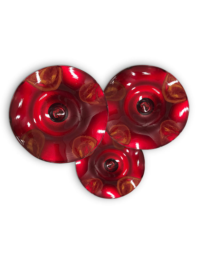 JGO PLATÓN ONDULADO ROJO CARACOLES