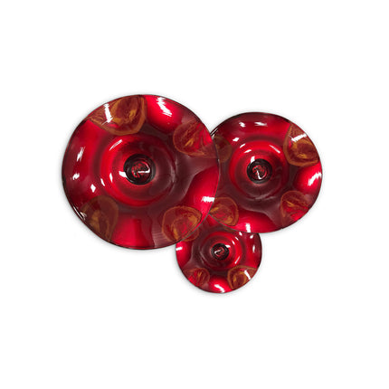 JGO PLATÓN ONDULADO ROJO CARACOLES