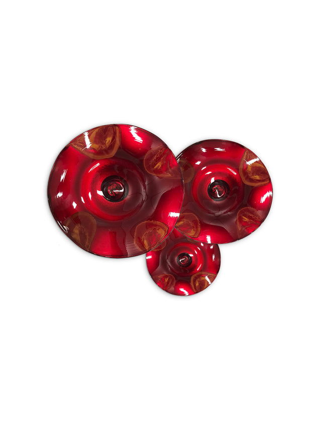 JGO PLATÓN ONDULADO ROJO CARACOLES