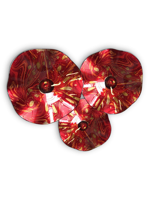 JGO PLATÓN ONDULADO ROJO DUARTE