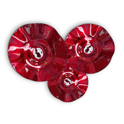 JGO PLATÓN ONDULADO ROJO LLUVIA