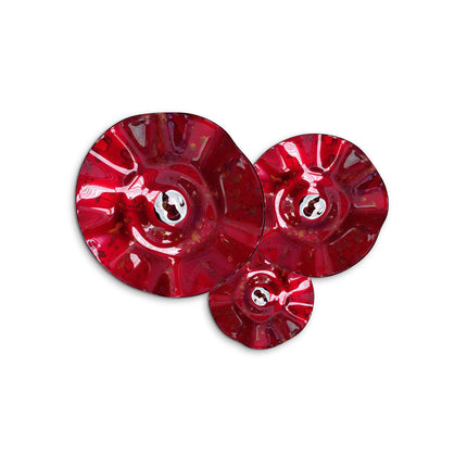 JGO PLATÓN ONDULADO ROJO LLUVIA