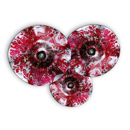 JGO PLATÓN ONDULADO ROJO PLATINO