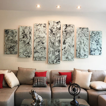 SET TIRAS ROMANOV NEGRO DUARTE 7 PZAS