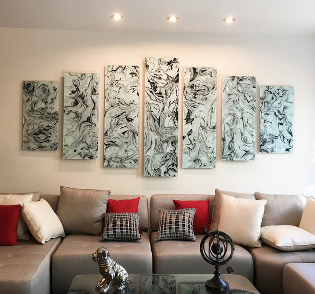 SET TIRAS ROMANOV NEGRO DUARTE 7 PZAS