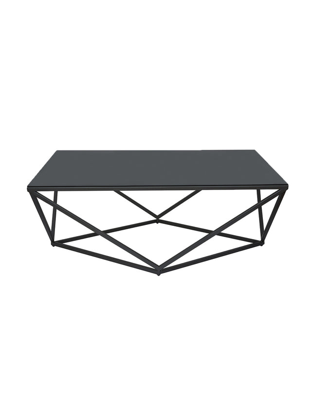 MESA DE CENTRO DE METAL "ROMBO"