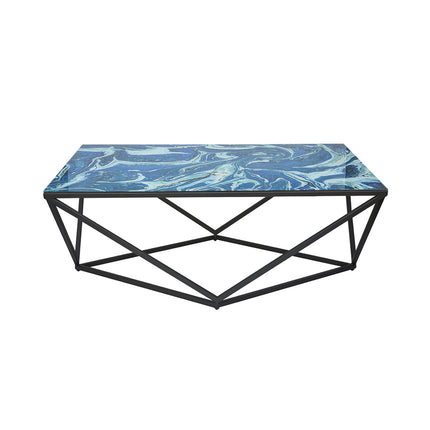 MESA DE CENTRO DE METAL "ROMBO"